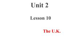 冀教版 (三年级起点)五年级上册Lesson 10 The U.K.背景图课件ppt