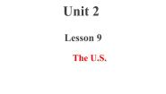 小学英语冀教版 (三年级起点)五年级上册Lesson 9 The U.S教学ppt课件