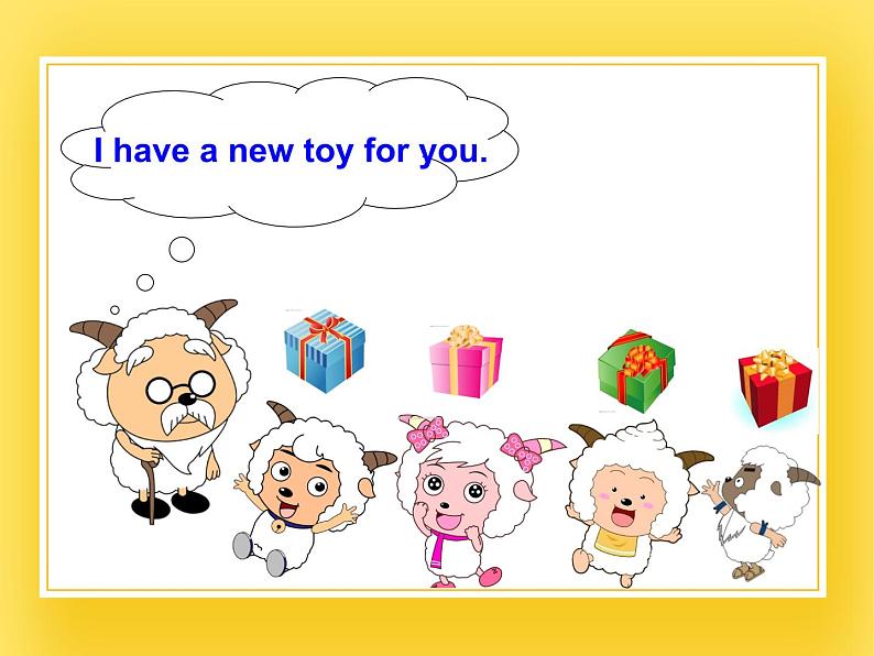 重大版小学英语三年级下册Unit 2《I Have a new toy》课件第4页