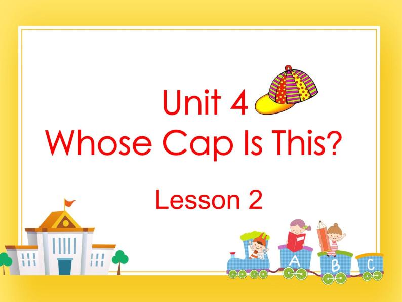 重大版小学英语四年级下册Unit 4《Whose cap is this》ppt课件201