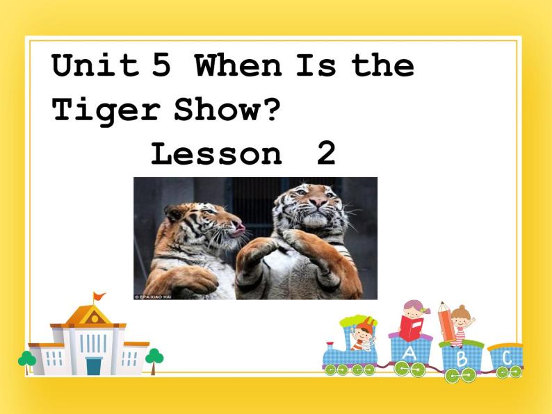 重大版小学英语四年级下册Unit 5《When is the tiger show》ppt课件201
