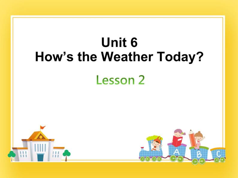 重大版小学英语四年级下册Unit 6《How’s the weather today》ppt课件201
