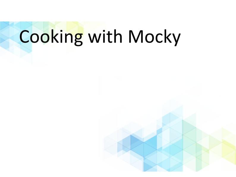 五年级下册英语课件-  Unit 11 Cooking with Mocky  北师大版（一起）01
