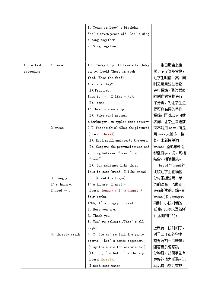 牛津上海版英語二下 第4單元第3課教案第3頁