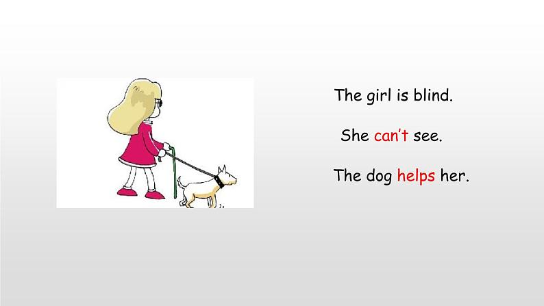 Module 7 unit 2 This little girl can 't walk课件PPT第5页