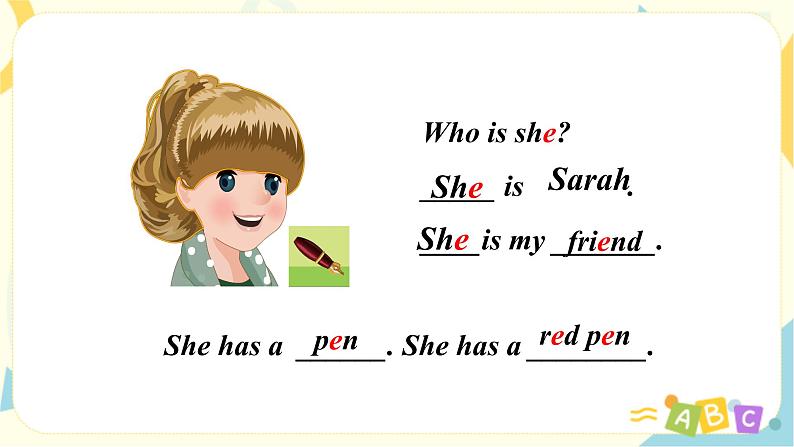 Unit 5 Part A Let 's spell第5页