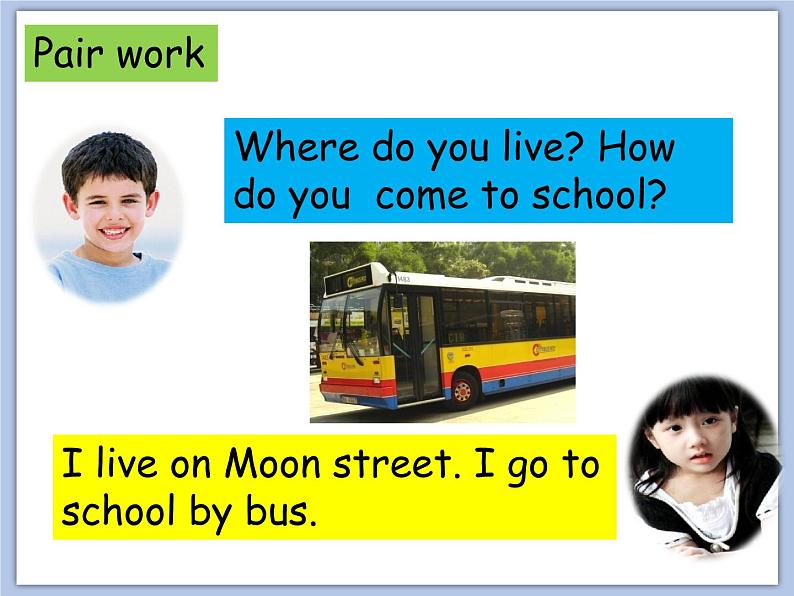 Unit 2 How do you come to school --句型操练第5页