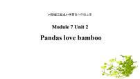 外研版 (三年级起点)六年级上册Module 7Unit 2 Pandas love bamboo.课前预习课件ppt
