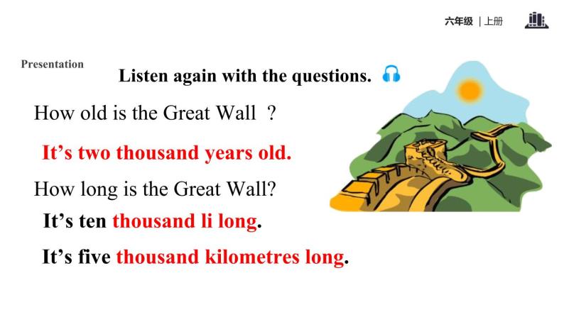 Module 1 unit 1How long is the Great Wall课件PPT06