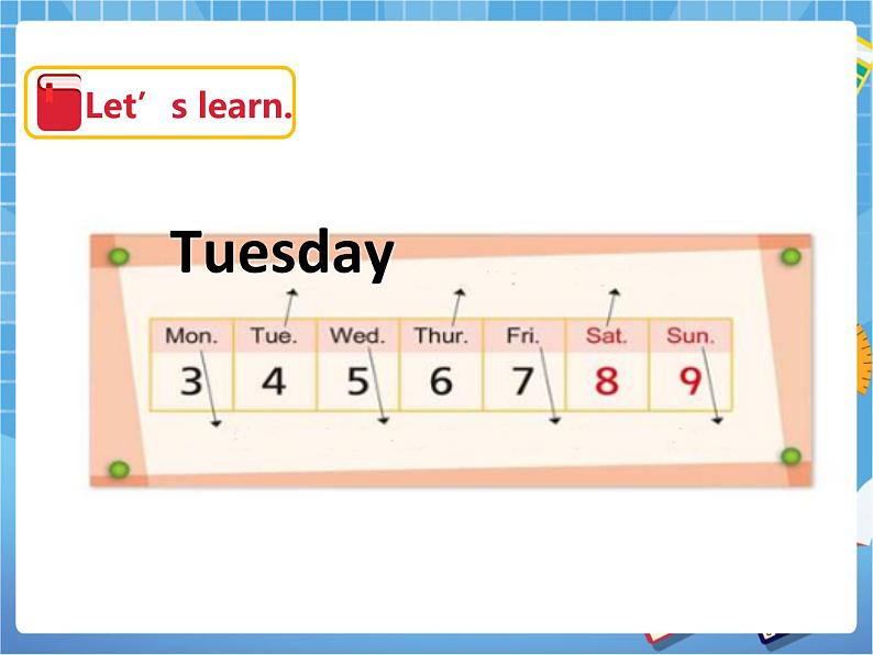 Unit 8 Days of the week 第一课时(课件+教案)03