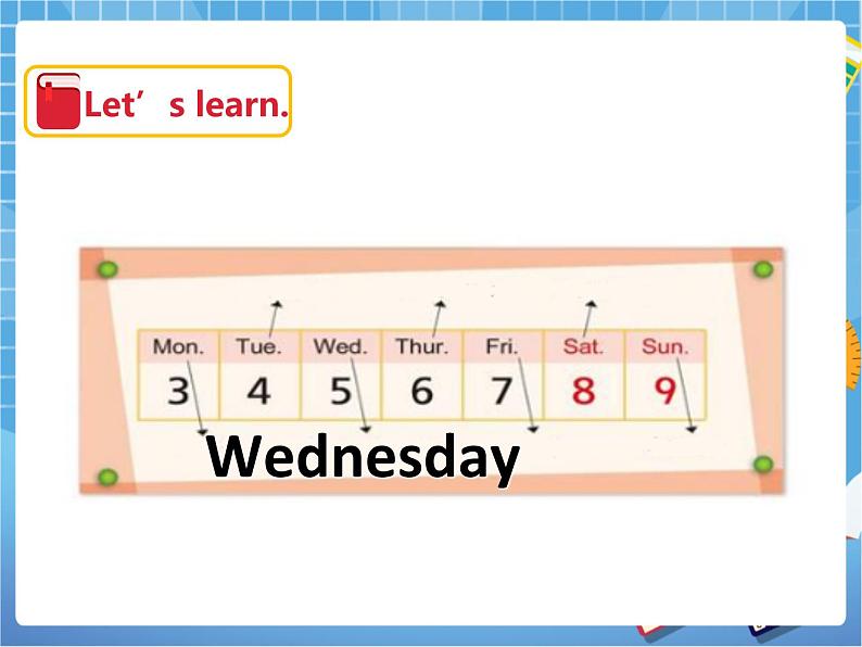 Unit 8 Days of the week 第一课时(课件+教案)04