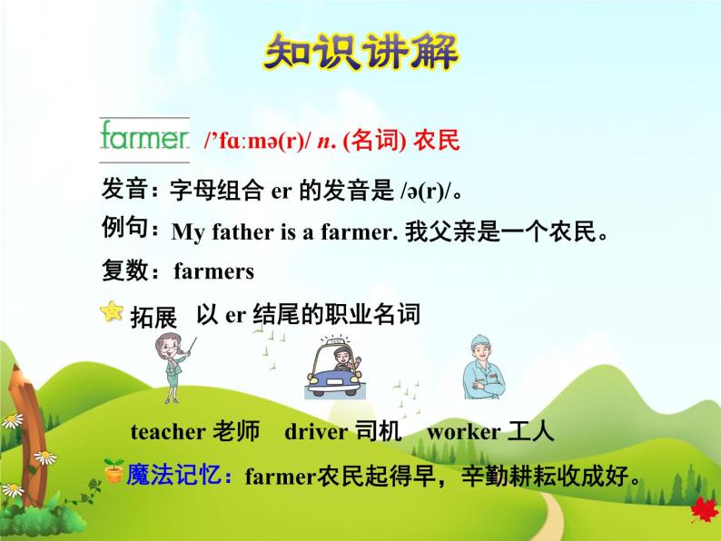 冀教版（三起点）三下 Lesson1 On the Farm 课件+教案+素材06