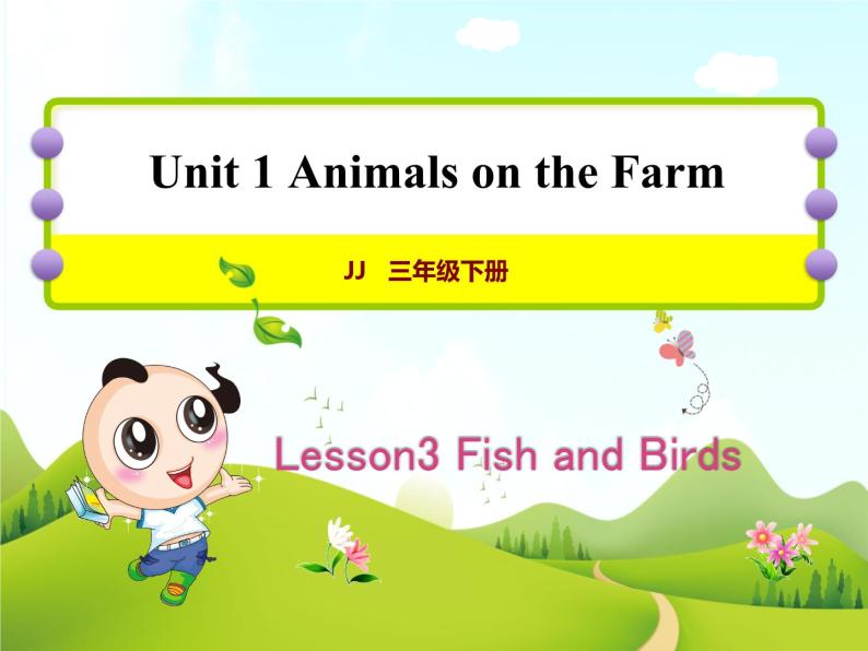 冀教版（三起点）三下 Lesson3 Fish and Birds 课件+教案+素材01