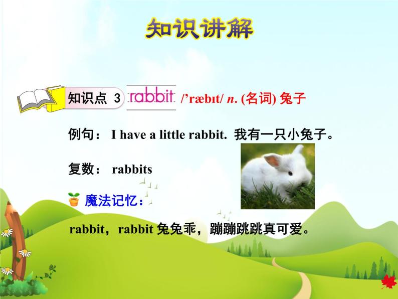 冀教版（三起点）三下 Lesson4 Horses and Rabbits 课件+教案+素材06