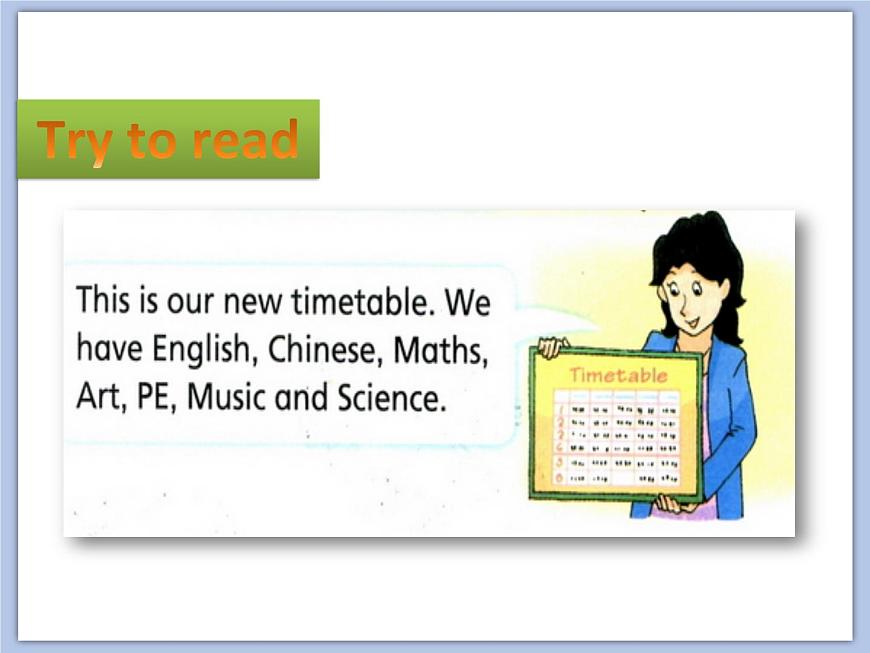 Unit 1 Our School Subject課件1第4頁