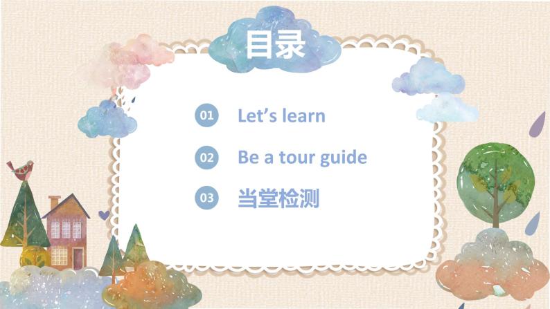 人教版（新）六上 Unit1 Part B 第2课时 Let's learn~Be a tour guide【优质课件】02
