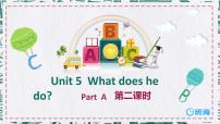 小学英语人教版 (PEP)六年级上册Unit 5 What does he do? Part A完整版ppt课件