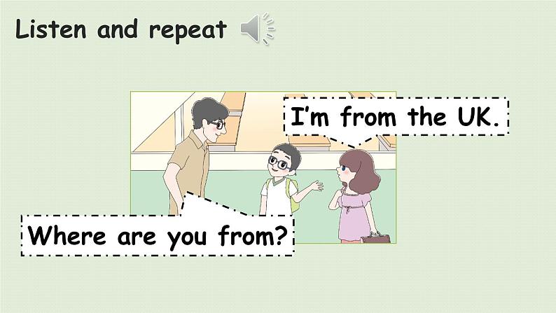 1人教三(下) Unit1 Part B 第4课时 Let 's talk & Look and say第8页