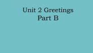 闽教版三年级上册Unit 2 Greetings Part B教课课件ppt