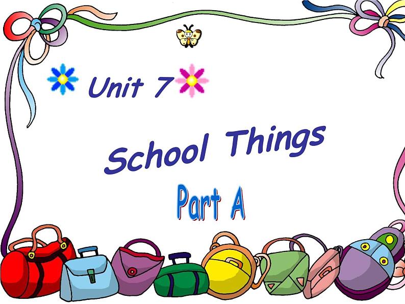 闽教版(三年级起点)小学英语三年级上册 Unit 7 School Things Part A_ 课件第8页