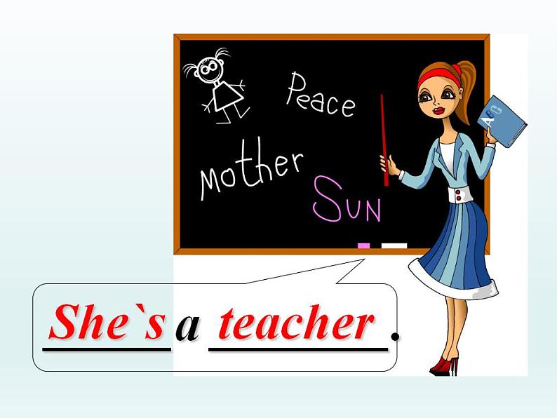 外研版(三起)英语三年级上册Module 9 Unit 2  He`s a doctor 课件第5页