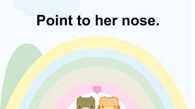 外研版 (三年级起点)Unit 2 Point to her nose图片ppt课件