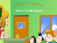 外研版 (三年级起点)三年级上册Module 2Unit 1 I'm Ms Smart.背景图课件ppt