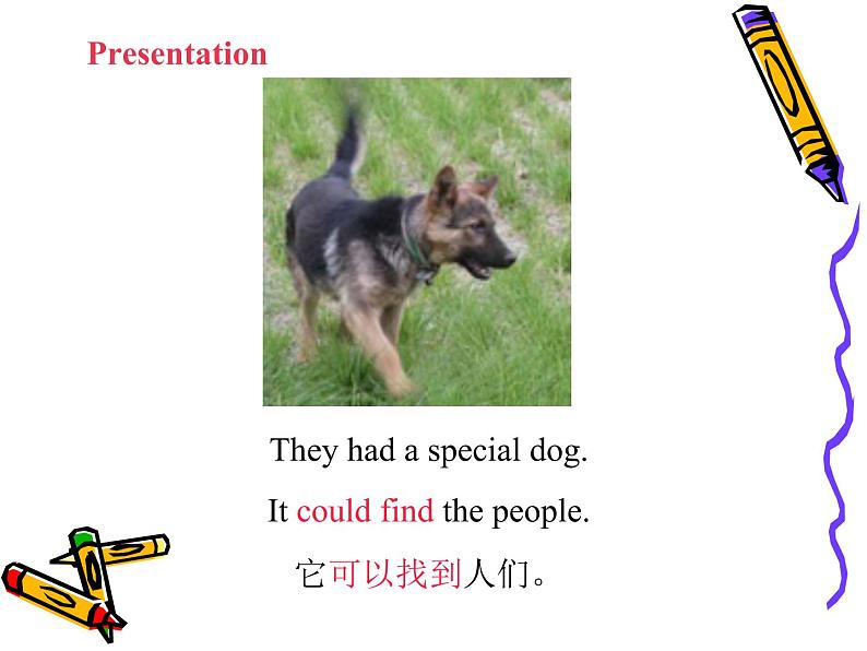 外研版(一起)英语五年级上册 Module 7 Unit 2 It could find the people._(课件)06