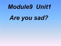 小学英语外研版 (一年级起点)五年级上册Unit 1 Are you sad?课前预习ppt课件