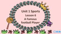 冀教版 (三年级起点)六年级下册Lesson6 A Famous Football Player优质课课件ppt