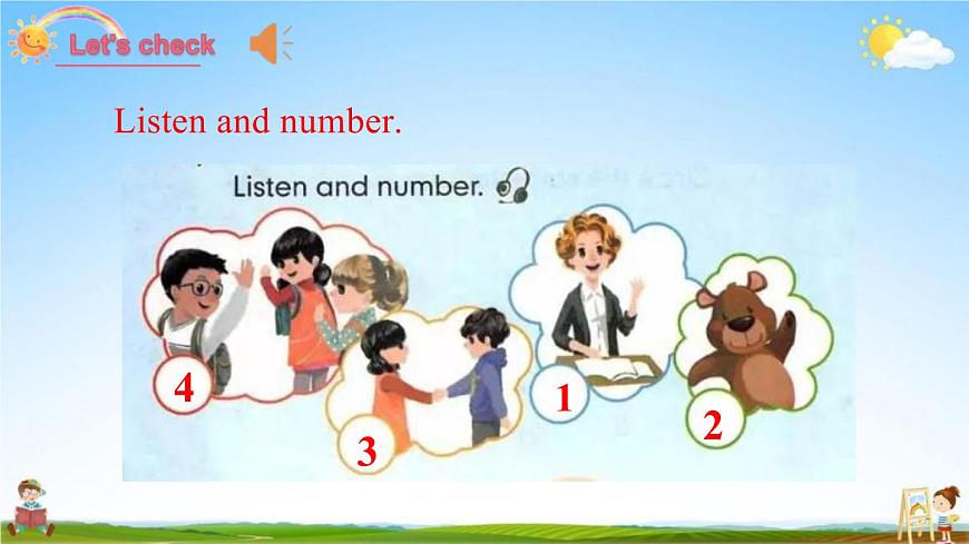 人教PEP版三年級英語上冊《Unit 1 第六課時(shí)》教學(xué)課件PPT小學(xué)優(yōu)秀公開課第5頁