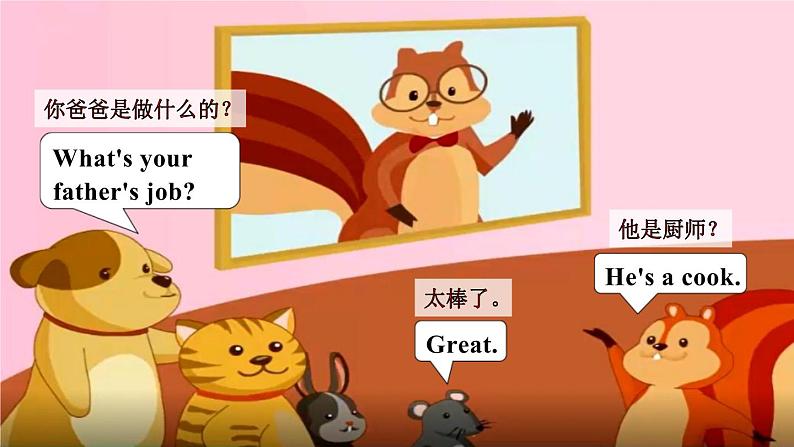 人教PEP版四年级英语上册《Unit 6 第六课时》教学课件PPT小学优秀公开课第6页