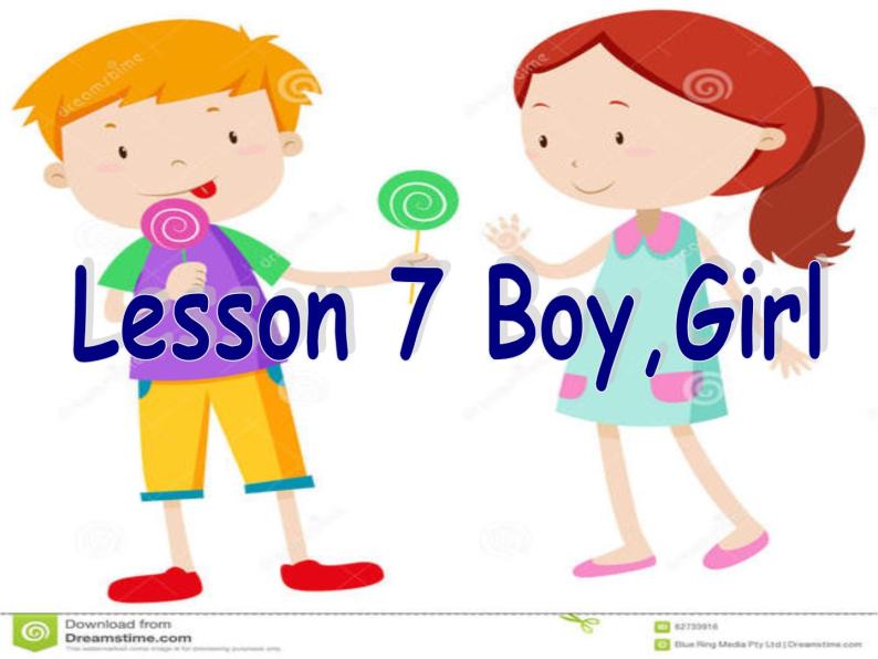 冀教版（一起）英语一年级上册 Boy  girl课件PPT04