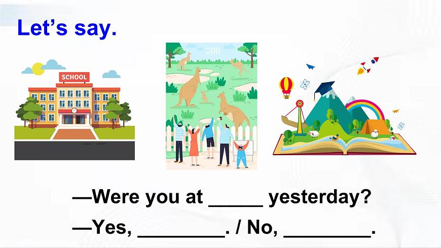 外研版英語(yǔ)四年級(jí)下冊(cè) Module 6 Unit 1 課件第7頁(yè)