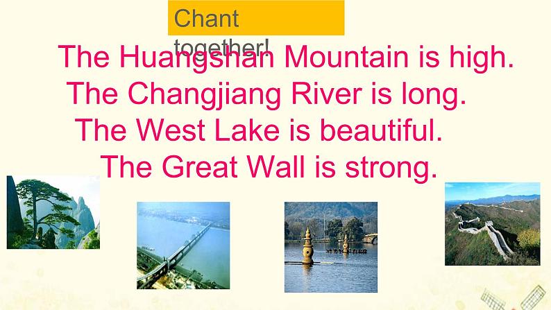 六年级英语上册Module2Unit2TherearelotsofbeautifullakesinChina教学课件外研版三起第8页