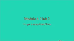 外研版六年级英语上册Module6Unit2I'vegotastampfromChina习题课件