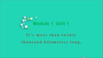 小学外研版 (三年级起点)Module 1模块综合与测试习题课件ppt