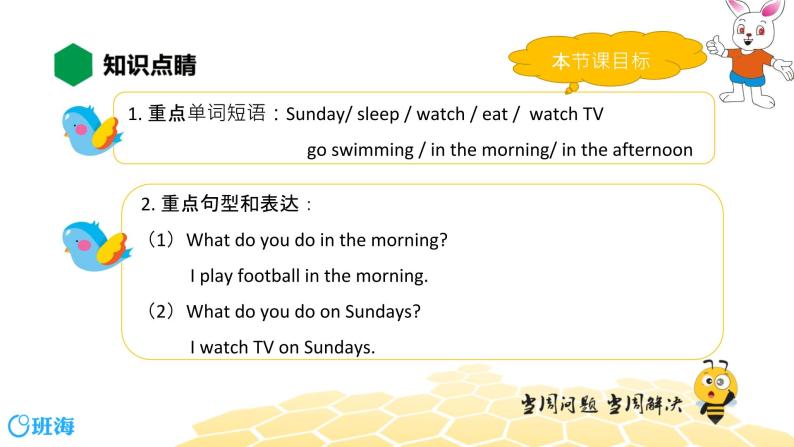 英语三年级【知识精讲】Module 6 Unit 1 What do you do on Sundays_课件PPT05