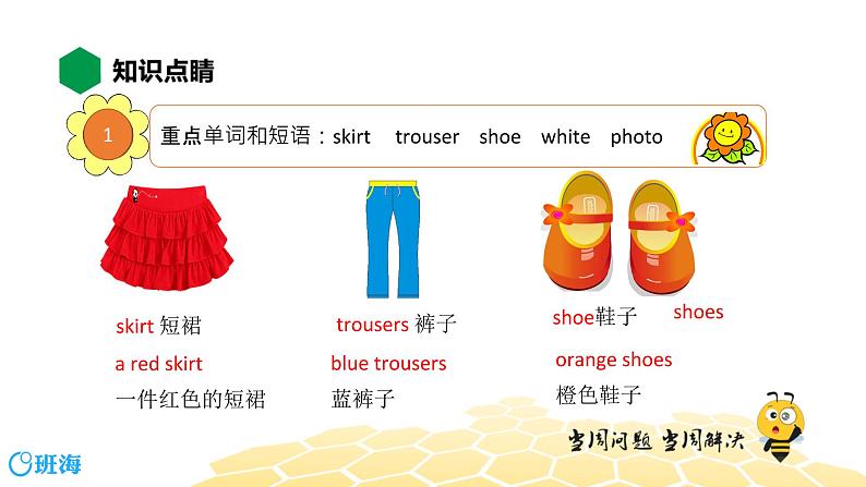 英语三年级【知识精讲】Module10 Unit2 She’s got an orange sweater.课件PPT第6页