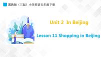 冀教版 (三年级起点)五年级下册Lesson 11 Shopping in Beijing教学演示ppt课件