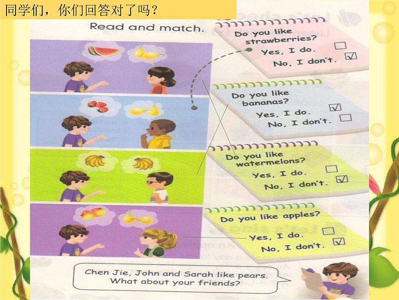 PEP 英语 三年级下 Unit 5(第六课时)课件PPT第5页