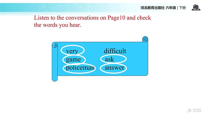 【教学课件】Unit 1 Lesson 5 (冀教六下)06