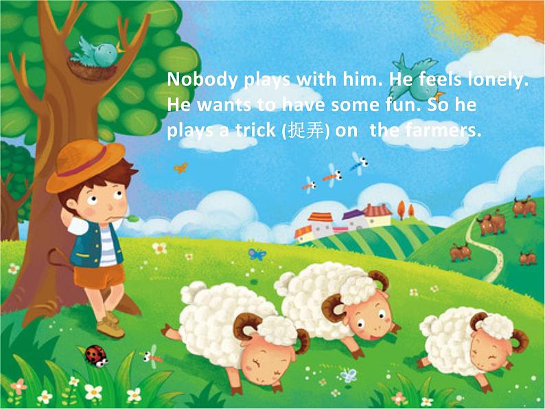 一年级下册英语课件-Module 4 Unit 3 Story time (A boy and a wolf) 牛津上海版(共44张PPT)第4页