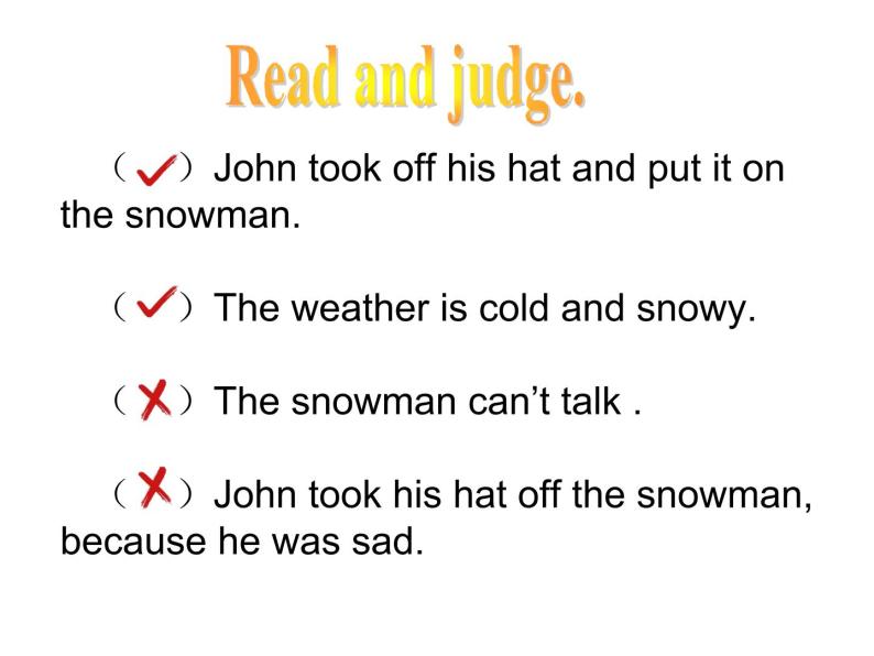 Lesson 18 Snowman课件PPT05