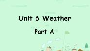 小学英语闽教版四年级下册Unit 6 Weather Part A课文配套课件ppt