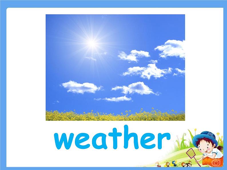 闽教英语四下Unit 6 Weather Part B 课件第3页