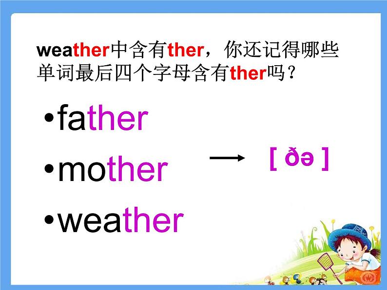 闽教英语四下Unit 6 Weather Part B 课件第7页
