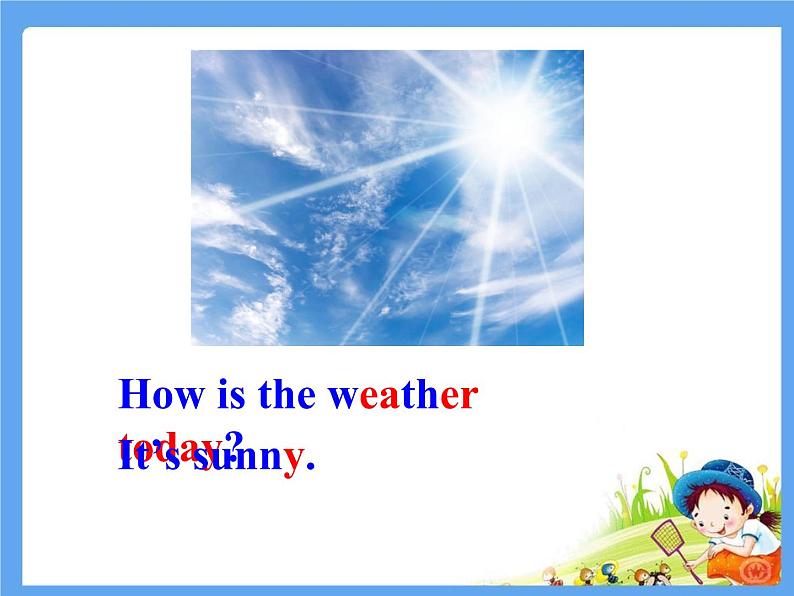 闽教英语四下Unit 6 Weather Part B 课件第8页