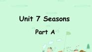 小学英语闽教版四年级下册Unit 7 Seasons Part A课文配套ppt课件