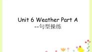 小学英语Unit 6 Weather Part A教学演示课件ppt